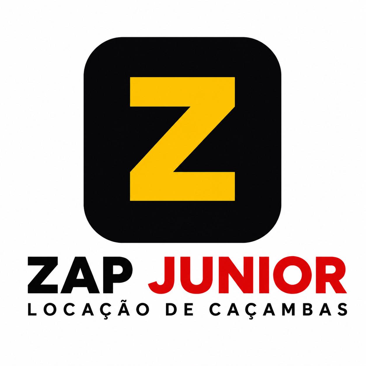 Logo Zap Junior Locação de Caçambas